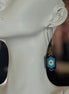 Evil Eye Beaded Earrings – Blue & Gold