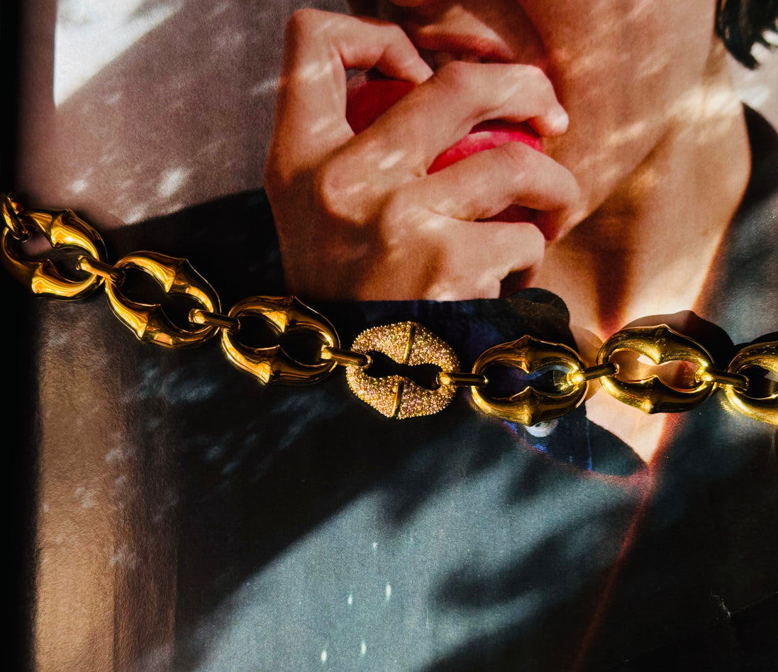 Bold Heart Chain Necklace