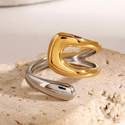 Sculptural Ανοιχτό Δαχτυλίδι
