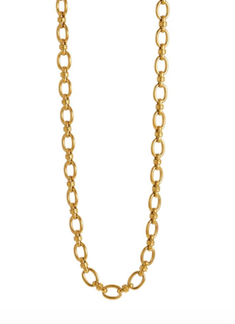 Κολιέ Χοντρή Αλυσίδα Oval Links