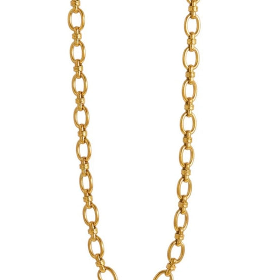 Κολιέ Χοντρή Αλυσίδα Oval Links