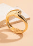Χρυσό Βραχιόλι Nail Bangle