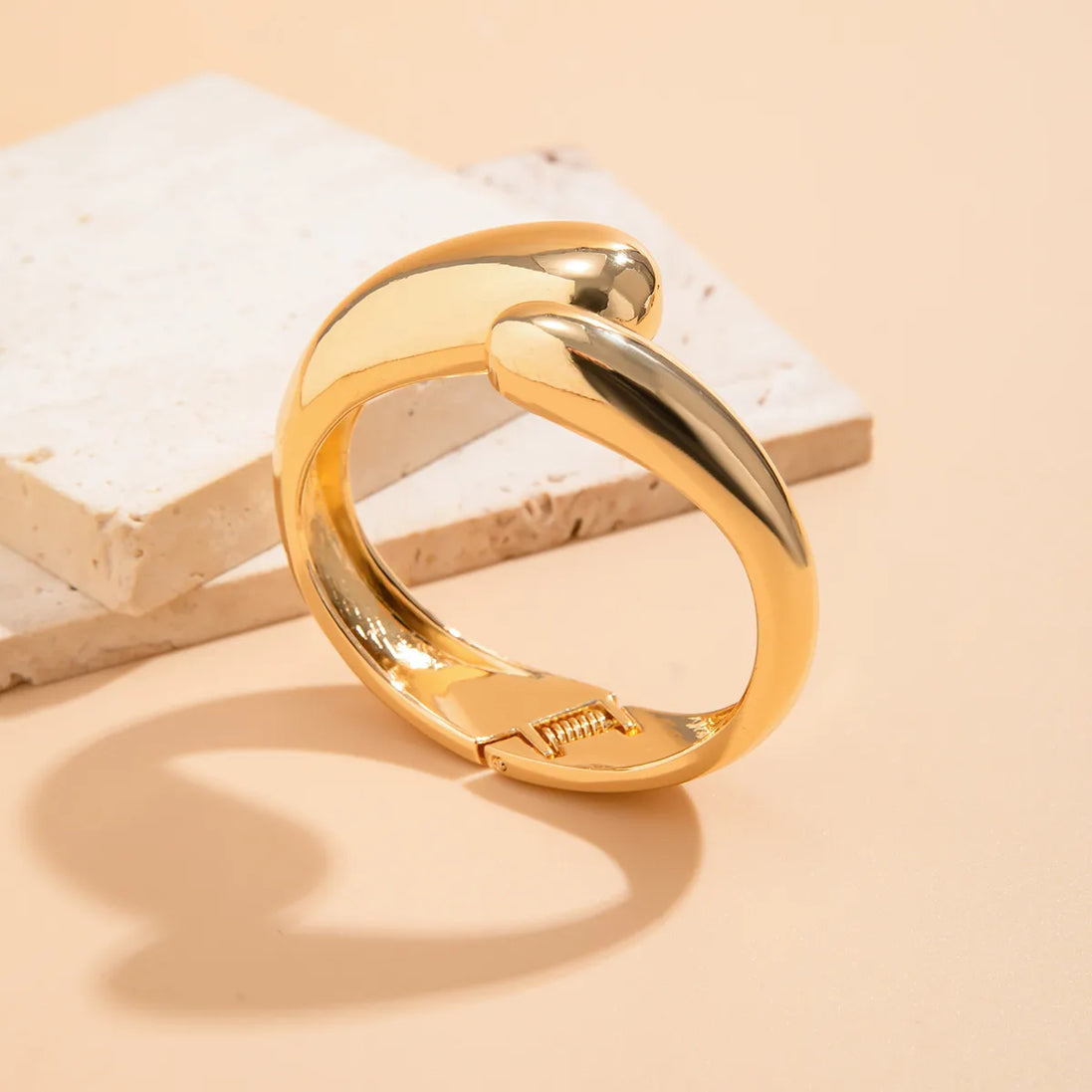 Χρυσό Βραχιόλι Nail Bangle