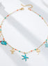 Κολιέ Colorful Σειρά με Θαλάσσια Charms