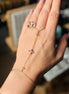 Χρυσό Hand Chain με Αστεράκια