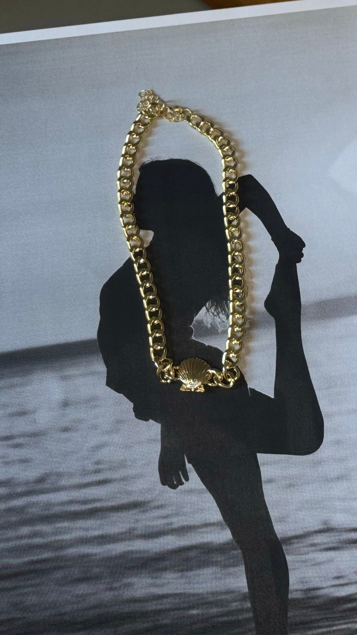 Shell Gold Chain Necklace – Κολιέ Κοχύλι σε Χρυσή Αλυσίδα