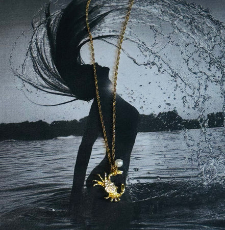 Κολιέ Καβούρι & Μαργαριτάρι – Ocean Gold