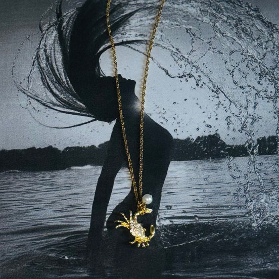 Κολιέ Καβούρι & Μαργαριτάρι – Ocean Gold