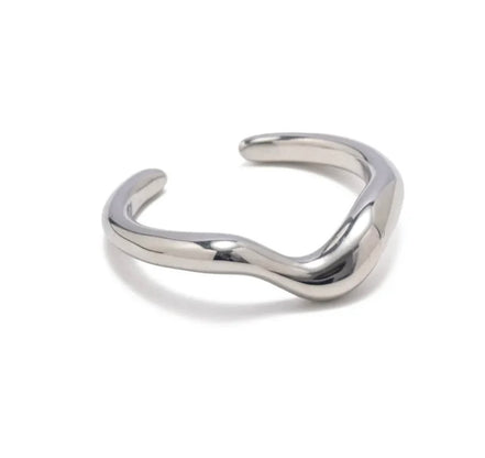 Wave Silver Ring